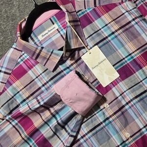 Tommy Bahama Men's Button Shirt NWT XL Festival Lazlo Cheers Check Plaid $148